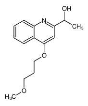 1-(4-(3-Methoxypropoxy)quinolin-2-yl)ethanol 1242334-51-5