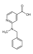 2-[benzyl(methyl)amino]pyridine-4-carboxylic acid 77314-89-7