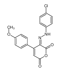 23223-12-3 spectrum, 5-(4-Chlorophenylhydrazono)-4-(4-methoxyphenyl)glutaconic anhydride