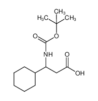 3-(Boc-氨基)-3-环己基丙酸