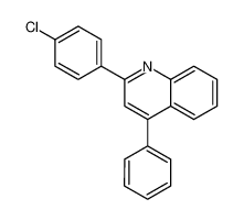 2-(4-chlorophenyl)-4-phenylquinoline 1236-90-4