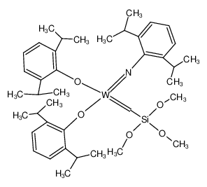 128951-59-7 structure, C40H61NO5SiW