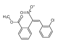 methyl 2-[(E)-2-(2-chlorophenyl)-1-nitroethenyl]benzoate 5025-52-5