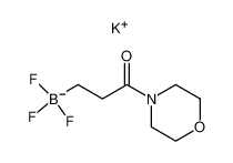 potassium,trifluoro-(3-morpholin-4-yl-3-oxopropyl)boranuide 1150654-74-2