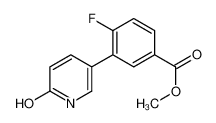 methyl 4-fluoro-3-(6-oxo-1H-pyridin-3-yl)benzoate 1261981-99-0