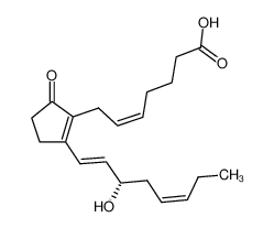 7-[2-[(3S)-3-hydroxyocta-1,5-dienyl]-5-oxocyclopenten-1-yl]hept-5-enoic acid 36614-32-1