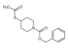 Benzyl 4-(acetylsulfanyl)-1-piperidinecarboxylate 146827-60-3