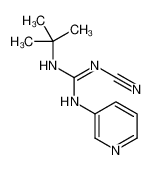 2-tert-butyl-1-cyano-3-pyridin-3-ylguanidine 60559-94-6