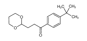 3-(1,3-二恶烷-2-基)-1-[4-(2-甲基-2-丙基)苯基]-1-丙酮