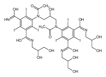 255376-57-9 structure, C32H38I6N6O13