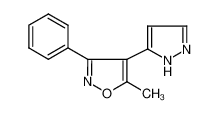 5-methyl-3-phenyl-4-(1H-pyrazol-5-yl)-1,2-oxazole 265125-69-7