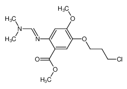 380844-28-0 methyl 5-(3-chloropropoxy)-2-{[(dimethylamino)methylene]amino}-4-methoxybenzoate