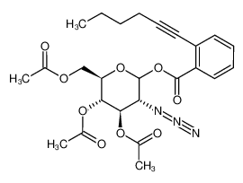 1241376-04-4 spectrum, 3,4,6-tri-O-acetyl-2-azido-2-deoxy-D-glucopyranosyl ortho-(hex-1-ynyl)benzoate