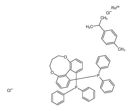 905709-79-7 structure, C49H46Cl2O2P2Ru