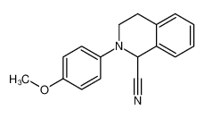 1190129-81-7 2-(4-甲氧基苯基)-1,2,3,4-四氢异喹啉-1-甲腈
