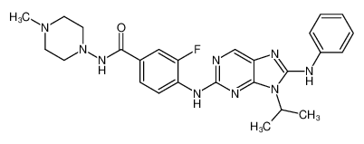 1350544-66-9 structure, C26H30FN9O