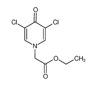 ethyl 2-(3,5-dichloro-4-oxopyridin-1-yl)acetate 70149-51-8