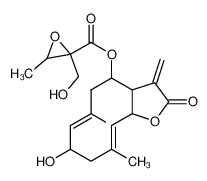 72229-35-7 [(6E,10E)-8-hydroxy-6,10-dimethyl-3-methylidene-2-oxo-3a,4,5,8,9,11a-hexahydrocyclodeca[b]furan-4-yl] 2-(hydroxymethyl)-3-methyloxirane-2-carboxylate