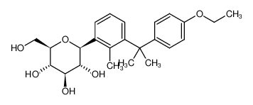 1333113-21-5 (2S,3R,4R,5S,6R)-2-(3-(2-(4-ethoxyphenyl)propan-2-yl)-2-methylphenyl)-6-(hydroxymethyl)tetrahydro-2H-pyran-3,4,5-triol