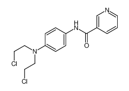 N-[4-[bis(2-chloroethyl)amino]phenyl]pyridine-3-carboxamide