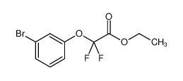 850349-28-9 structure, C10H9BrF2O3