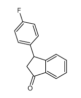3-(4-fluorophenyl)-2,3-dihydroinden-1-one 67800-14-0