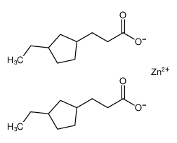 12001-85-3 structure, C20H34O4Zn