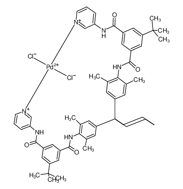 941577-99-7 structure, C56H62Cl2N6O4Pd++