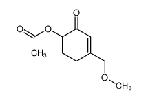 Acetic acid 4-methoxymethyl-2-oxo-cyclohex-3-enyl ester 111692-74-1