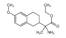 ethyl 2-amino-2-(6-methoxy-1,2,3,4-tetrahydronaphthalen-2-yl)propanoate 1225228-90-9