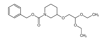 benzyl 3-(2,2-diethoxyethoxy)piperidine-1-carboxylate 864684-95-7