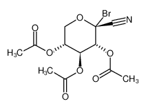 [(3R,4S,5R,6R)-4,5-二乙酰氧基-6-溴-6-氰基-四氢吡喃-3-基]乙酸酯