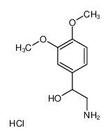 15471-89-3 spectrum, 2-amino-1-(3,4-dimethoxyphenyl)ethanol,hydrochloride