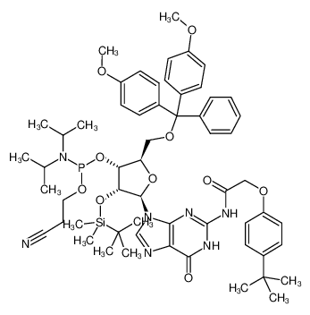 DMT-2′O-TBDMS-rG(tac) Phosphoramidite 149989-68-4