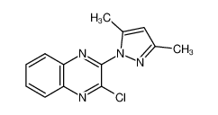 2-chloro-3-(3,5-dimethylpyrazol-1-yl)quinoxaline 245039-37-6