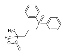 1367789-91-0 (E)-4-methyl-4-nitropent-1-enyl diphenylphosphine oxide