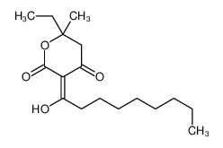 89706-99-0 6-ethyl-3-(1-hydroxynonylidene)-6-methyloxane-2,4-dione