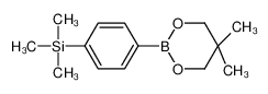 [4-(5,5-dimethyl-1,3,2-dioxaborinan-2-yl)phenyl]-trimethylsilane 574755-28-5