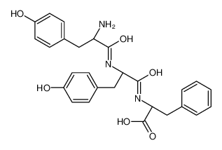 (2S)-2-[[(2S)-2-[[(2S)-2-amino-3-(4-hydroxyphenyl)propanoyl]amino]-3-(4-hydroxyphenyl)propanoyl]amino]-3-phenylpropanoic acid 108322-11-8