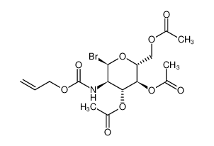 104655-87-0 structure, C16H22BrNO9