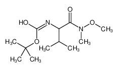 tert-butyl N-[1-[methoxy(methyl)amino]-3-methyl-1-oxobutan-2-yl]carbamate