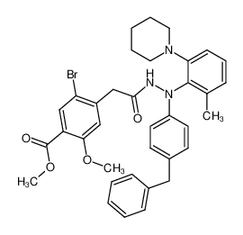 1075281-81-0 structure, C36H38BrN3O4