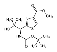 1285679-98-2 (S)-methyl 2-[1-(tert-butoxycarbonylamino)-2-hydroxy-2-methylpropyl]thiazole-4-carboxylate