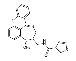 83386-35-0 structure, C22H20FN3OS