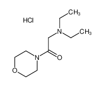 2-(diethylamino)-1-morpholin-4-ylethanone,hydrochloride 6317-32-4