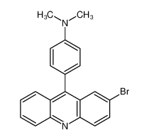 4-(2-bromoacridin-9-yl)-N,N-dimethylaniline 7497-57-6