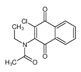 N-(3-chloro-1,4-dioxonaphthalen-2-yl)-N-ethylacetamide 4497-72-7