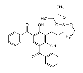 166255-23-8 structure, C29H34O7Si