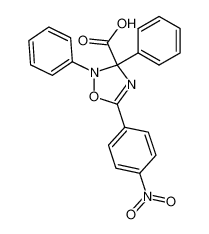 2,3-diphenyl-5-p-nitrophenyl-Δ4-1,2,4-oxadiazolin-3-carboxylic acid 82208-36-4