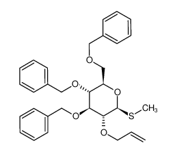 301645-79-4 methyl 2-O-allyl-3,4,6-tri-O-benzyl-1-thio-β-D-glucopyranoside